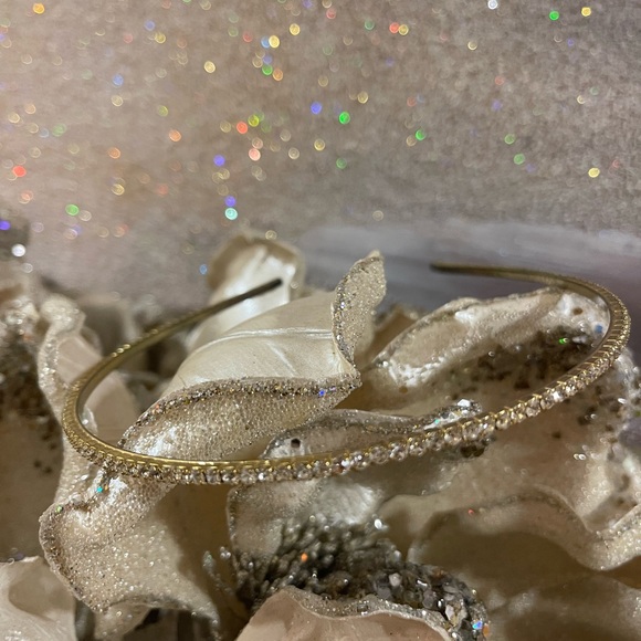 Pretty gold and silver headband - Picture 4 of 8